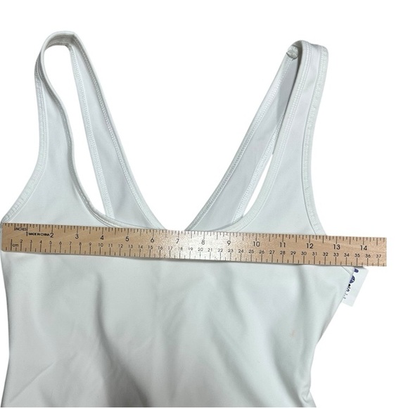 NWT Free People Easy Tiger Tennis Romper. White/green. Small or Medium - Picture 5 of 9